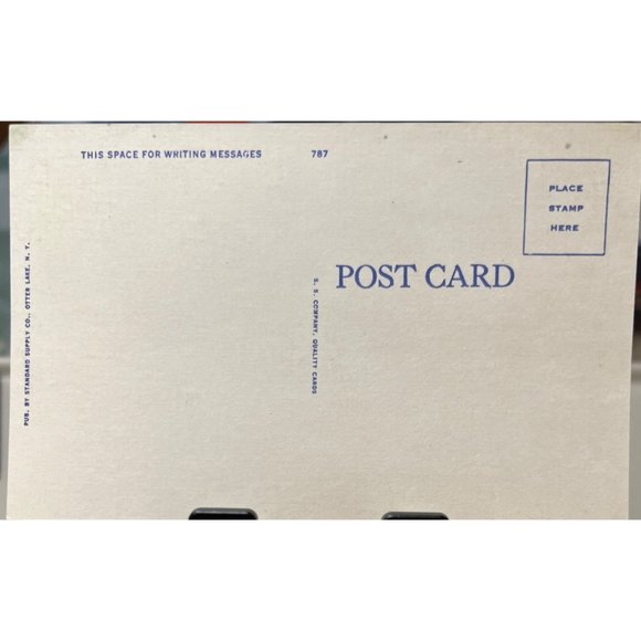 Linen Postcard The Hedges Resort In The Adirondack Mountains NY 1930s Vintage - Picture 3 of 5